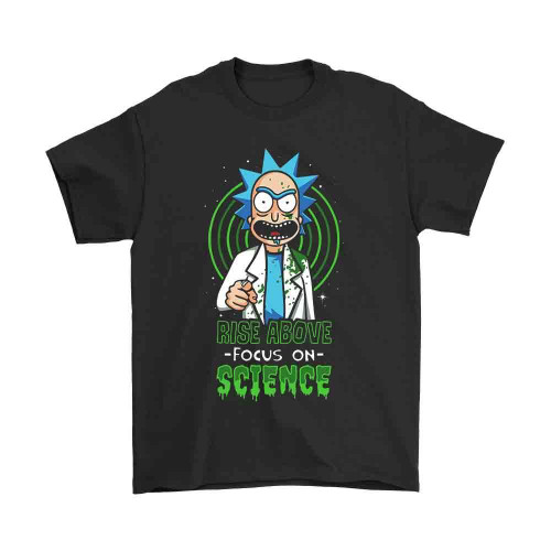 Rise Above Focus On Science Man's T-Shirt Tee
