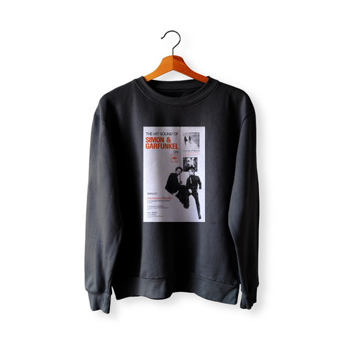 Simon & Garfunkel 1966 Uk Sounds Of Silence  Racerback Sweatshirt Sweater