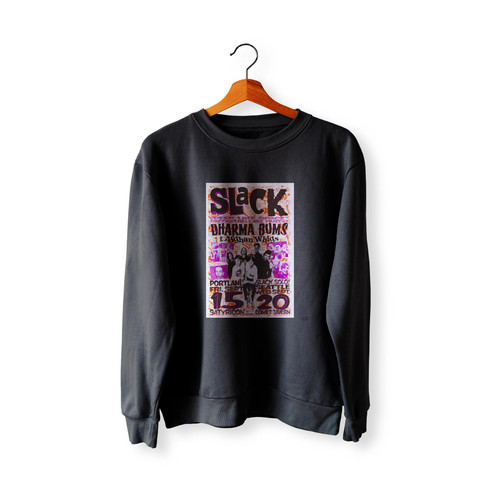 Slack Afghan Whigs 1989 Portland Seattle Concert  Racerback Sweatshirt Sweater