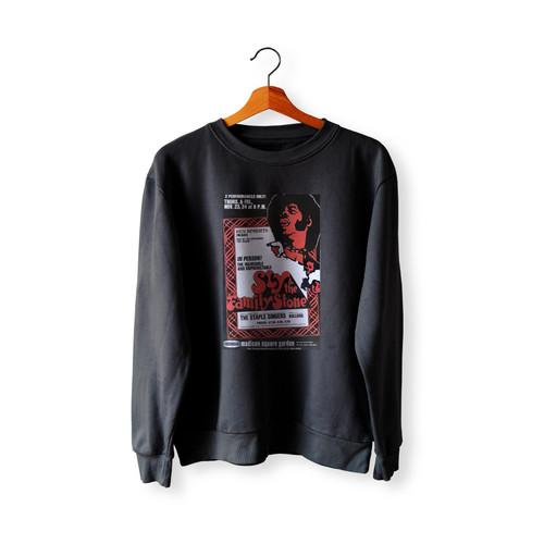 Sly & The Family Stone Staple Singers 1972 New York Concert  Racerback Sweatshirt Sweater