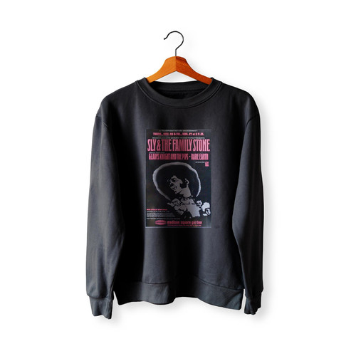Sly And The Family Stone 1970 Boxing Style Concert  Racerback Sweatshirt Sweater