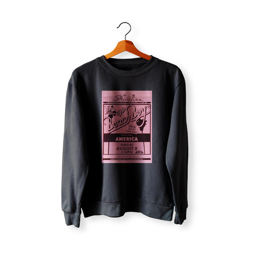 The Beach Boys Vintage Concert  Racerback Sweatshirt Sweater