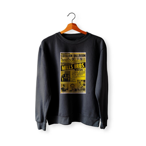 The Fabulous Mills Bros Revue At The Wichita Cotillion Ballroom  Racerback Sweatshirt Sweater