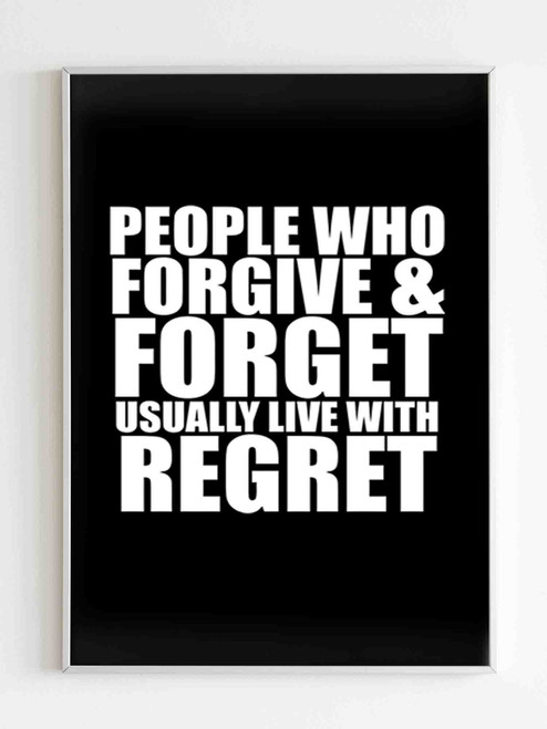 Frenemies Forgive Forget Regret People Poster