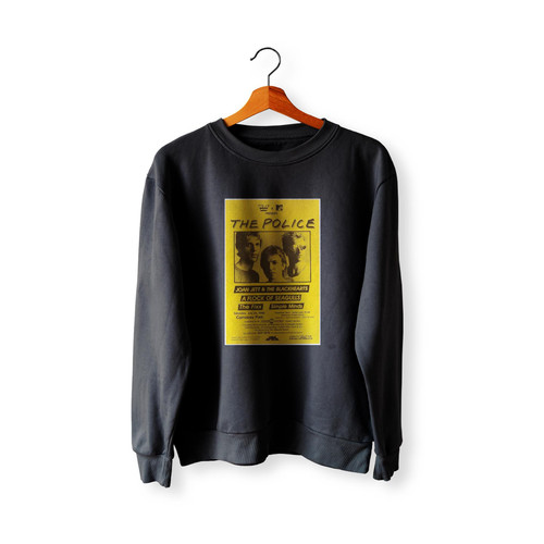 The Police Joan Jett And The Blackhearts  Racerback Sweatshirt Sweater