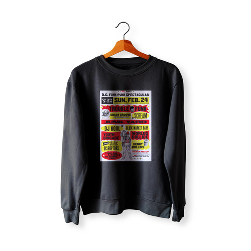 What Did D.C.'S Punk And Go-Go Scenes Mean To Each Other In The 1980S  Racerback Sweatshirt Sweater