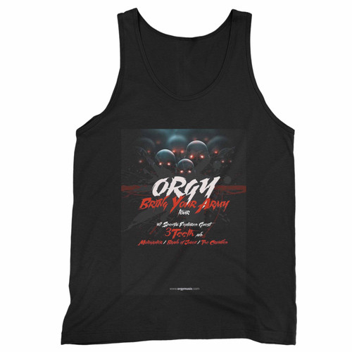 3Teeth To Support Orgy On West Coast Dates Of The Bring Your Army  Tank Top