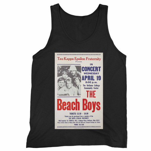A Beach Boys Defiance College Community Center Concert 1967  Tank Top