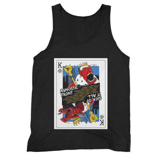 Agnostic Front Sick Of It All 2022 Us Tour  Tank Top