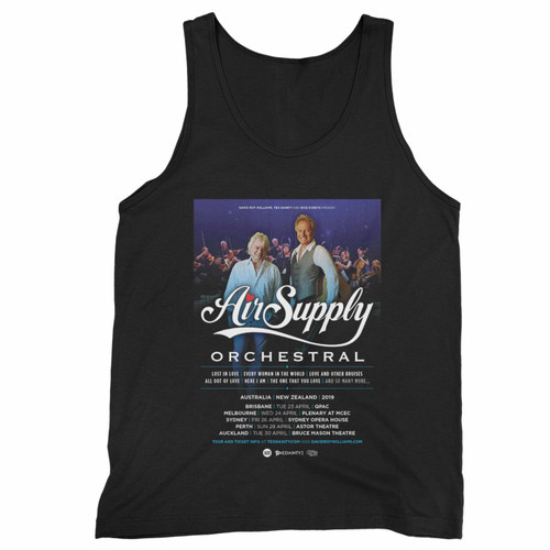 Air Supply Orchestral Australia And New Zealand Tour 2019  Tank Top