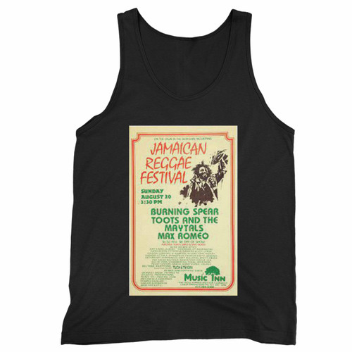 Burning Spear Toots & The Maytals 1978 Lenox Concert  Tank Top