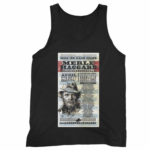 Merle Haggard Concert  Tank Top