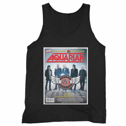Reo Speedwagon On The Cover Of The Aquarian  Tank Top