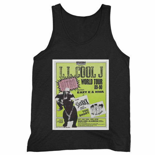 Rush Artist Management Presents Ll Cool J Nitro World Tour Concert 1989  Tank Top