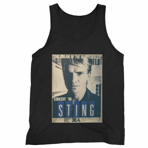 Sting Concert Tour 1986  Tank Top