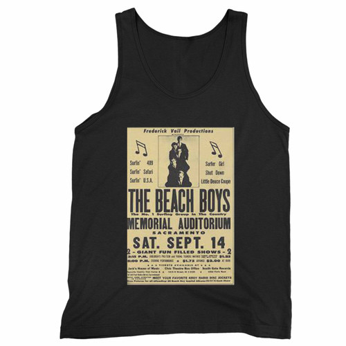 The Beach Boys 1964 Repro Tour  Tank Top
