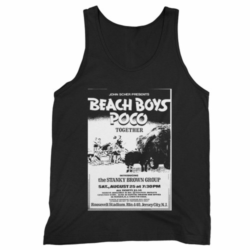 The Beach Boys Poco Stanky Brown Group At Roosevelt Stadium Jersey City New Jersey United States  Tank Top