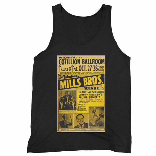 The Fabulous Mills Bros Revue At The Wichita Cotillion Ballroom  Tank Top