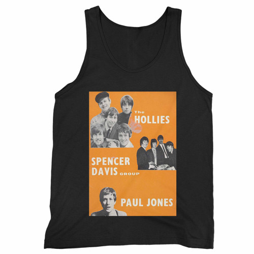 The Hollies Spencer Davis Group Paul Jones Uk Concert  Tank Top