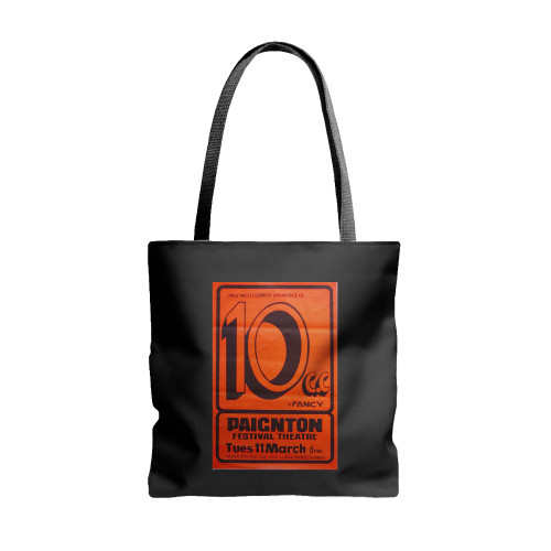 10Cc 10Cc Paignton Concert 1975 '1975  Tote Bags