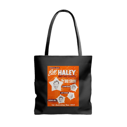 Bill Haley And The Comets The Platters Lavern Baker Big Joe Turner Freddie Bell And The Bell Boys Australian Tour 1957  Tote Bags