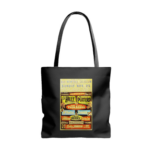 Bill Haley The Platters Concert  Tote Bags