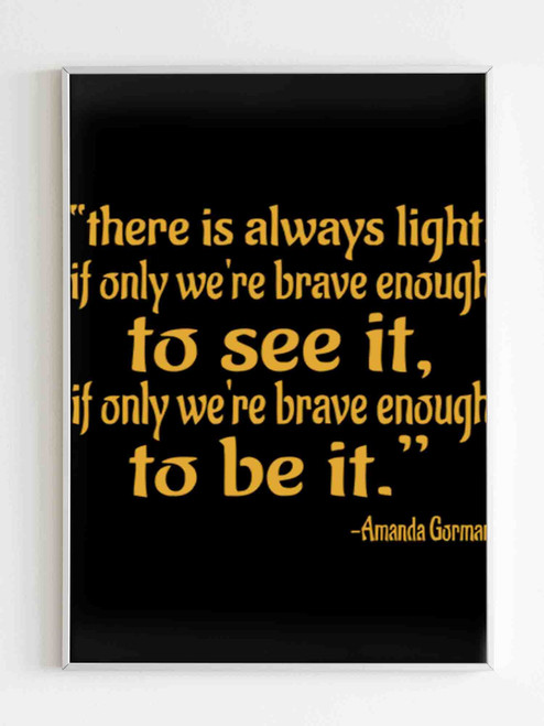 Amanda Gorman 2036 Inauguration 2021 Poem Pum Poster