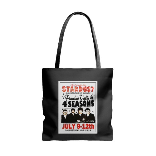 Frankie Valli The 4 Seasons Gig  Tote Bags