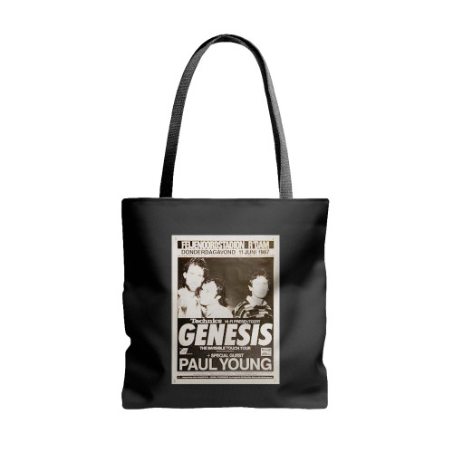 Genesis 1980S Concert S  Tote Bags