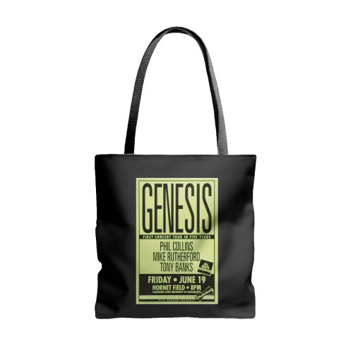 Genesis Vintage Concert  Tote Bags