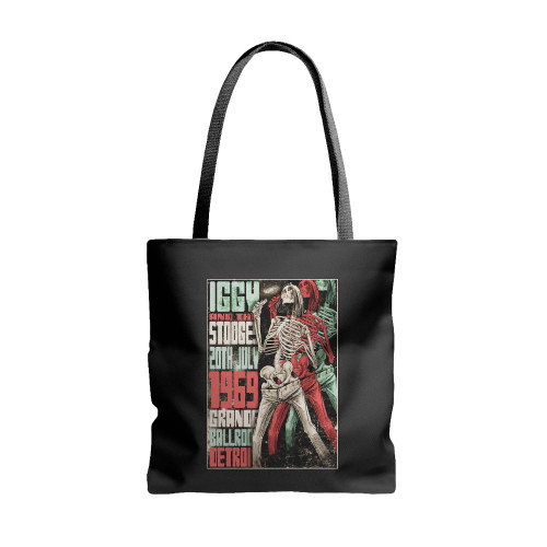 Iggy And The Stooges Detroit 1969 (2)  Tote Bags