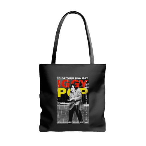 Iggy Pop S - Uk & Usa Tours 1977  Tote Bags