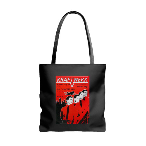Kraftwerk In Toronto Retro Vintage Music Concert  Tote Bags