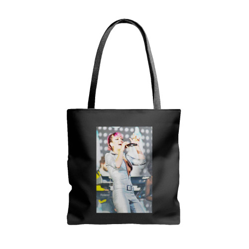Lily Allen Concert  Tote Bags