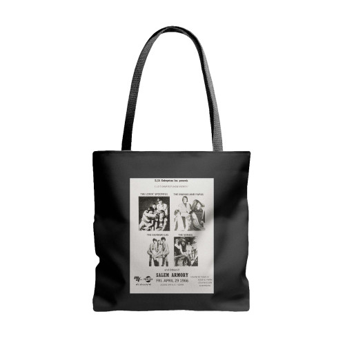 Lovin Spoonful And The Mamas And The Papas Original 1966 Concert Pos5Ter  Tote Bags
