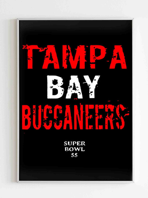 Tampa Bay Buccaneers Super Bowl Lv Poster