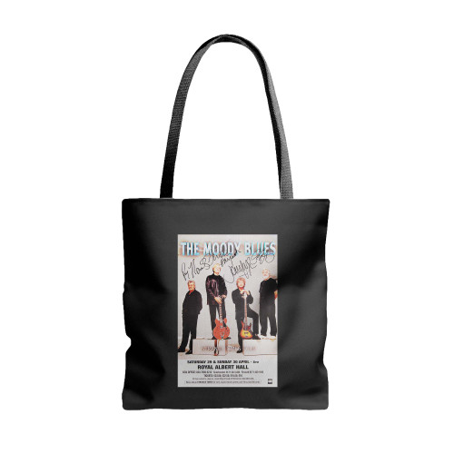 Moody Blues Signed Concert  Tote Bags