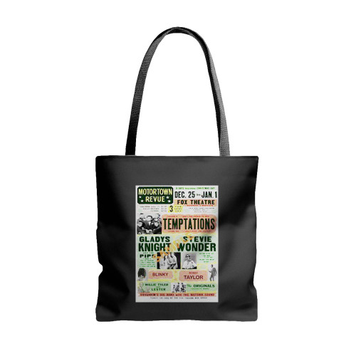 Motortown Review Vintage Repro Concert  Tote Bags