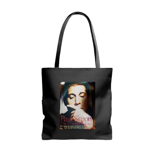 Paul Simon Graceland Tour 1987 Wb Promo  Tote Bags