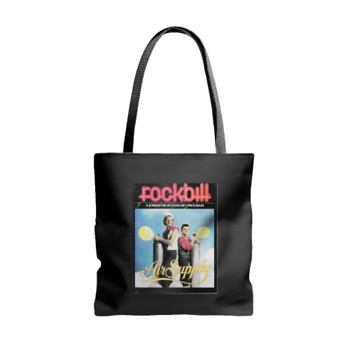 Rockbill Air Supply Concert Tour  Tote Bags