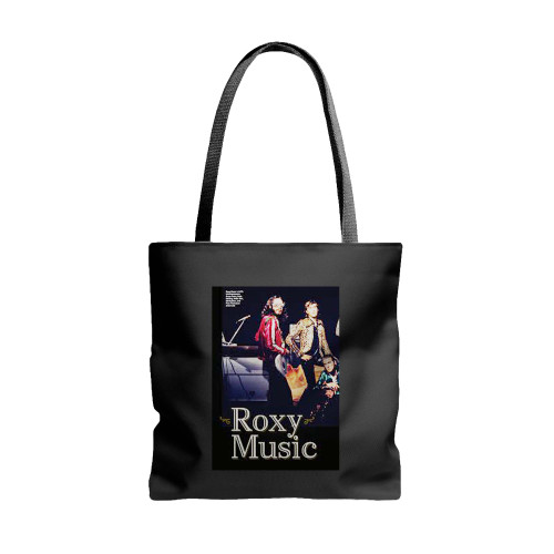 Roxy Music In 1972  Tote Bags