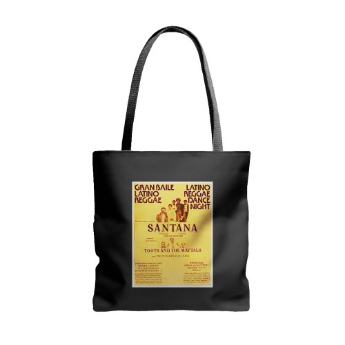 Santana Toots And The Maytals Original Concert  Tote Bags