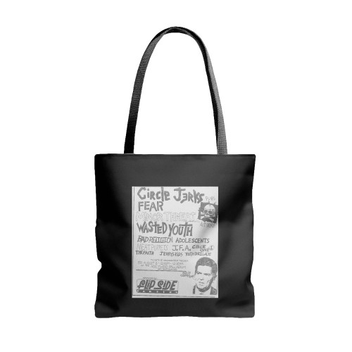 The Faith No. 6 Minor Threat No. 14  Tote Bags