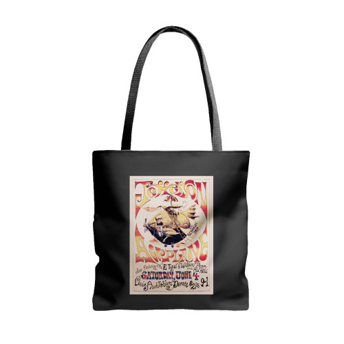 The Jefferson Air Plane 1966 Concert  Tote Bags