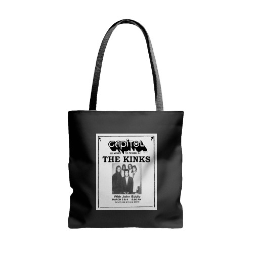 The Kinks John Eddie At Capitol Theatre Passaie New Jersey United States  Tote Bags