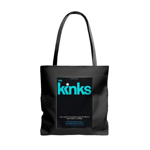 The Kinks Vintage Concert 4  Tote Bags