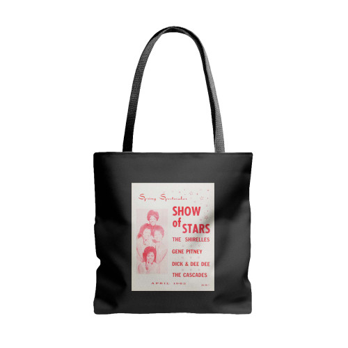 The Shirelles Vintage Concert  Tote Bags