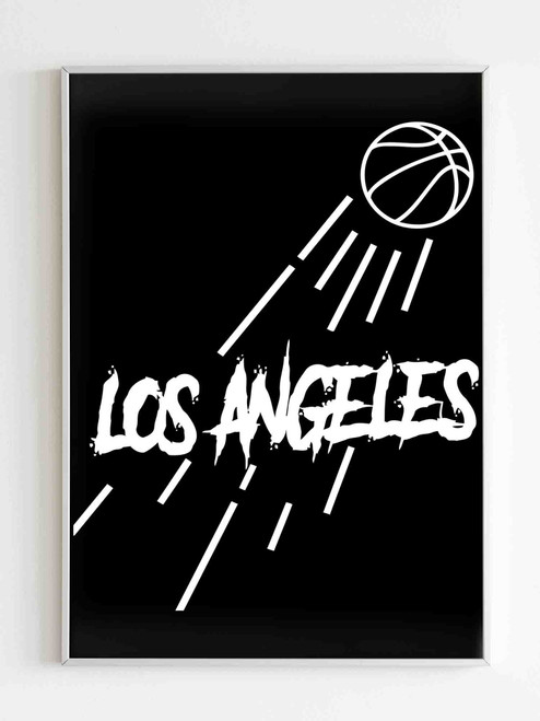 Los Angeles Lakers Jump Matte Poster
