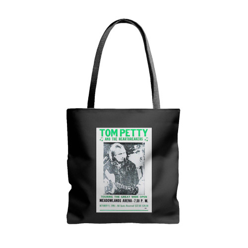 Tom Petty And The Heartbreakers Vintage Style Concert  Tote Bags
