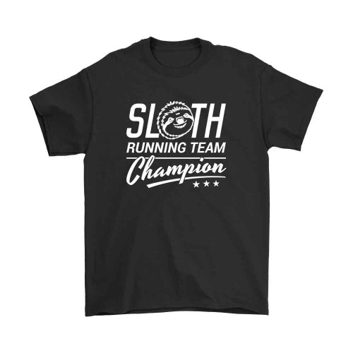 Slothrunning Team Champion Man's T-Shirt Tee